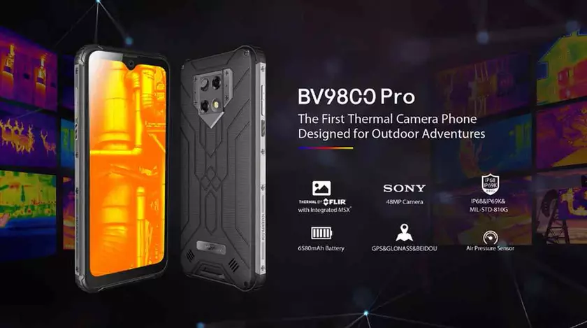 Blackview BV9800 Pro: защищенный смартфон с камерой-тепловизором и батареей на 6580 мАч за $429