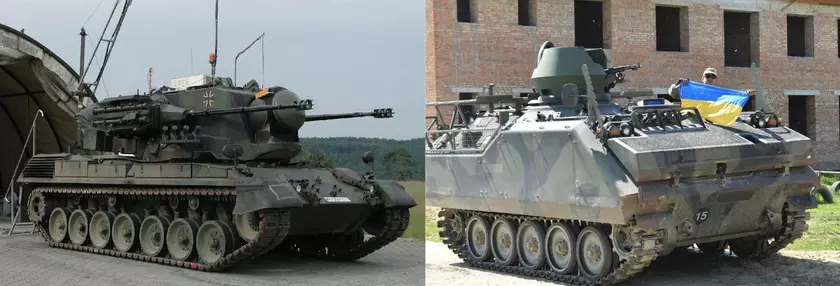 Германия передала Украине ещё 3 зенитных самоходных установок Gepard и 11 гусеничных бронетранспортёров М113