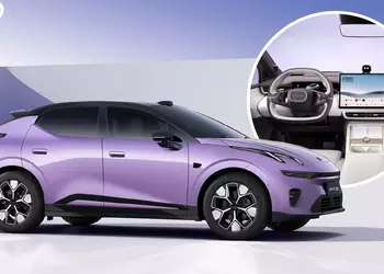 Lynk & Co 02 (Z20): Фиолетовый салон, 800 вольт и «аватар» на торпедо