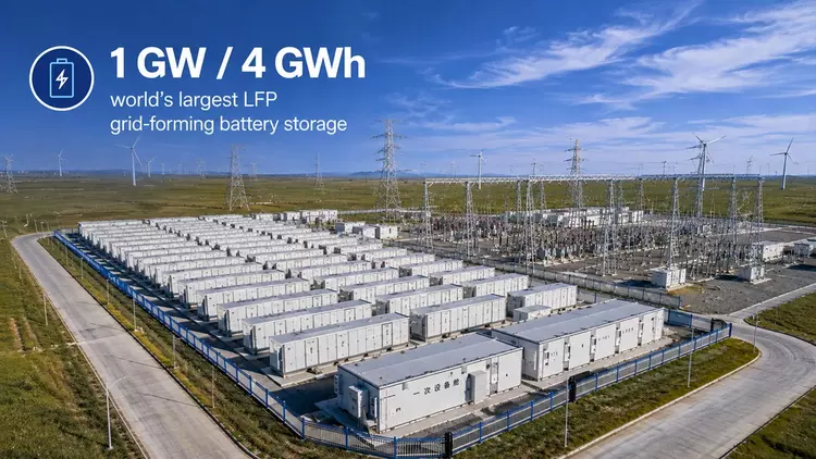 China switches on the world's largest ...
