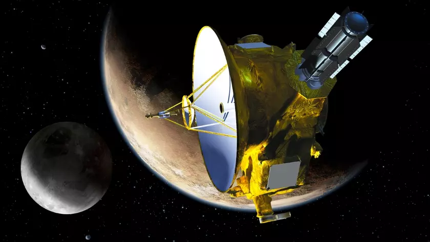 Космический аппарат New Horizons в открытом космосе
