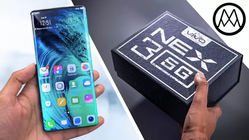 Первый видеообзор неанонсированного Vivo Nex 3 с дисплеем-«водопадом»