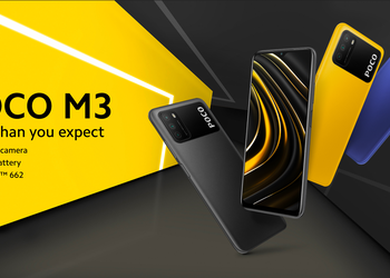 POCO M3: стереодинамики, уникальный внешний вид, чип Snapdragon 662, автономность до 5 дней и ценник от $149
