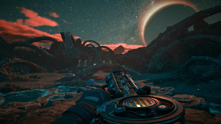 Первые взгляды на ядерный космос: скриншот The Outer Worlds 2