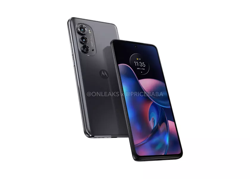 Вот как будет выглядеть Motorola Edge 2022: смартфон с экраном на 144 Гц и батареей на 6000 мАч