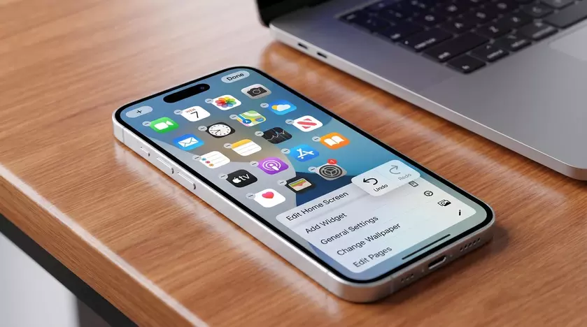 Интерфейс iOS на смартфонах iPhone