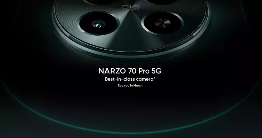 Официально: realme представит Narzo 70 Pro 5G с основной камерой Sony IMX890 на 50 МП в марте