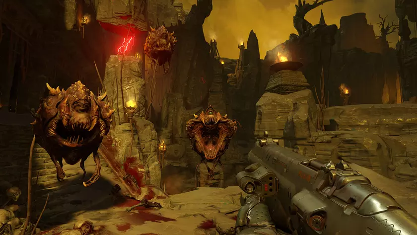 Видео: ранние кадры из DOOM (2016) и отмененной DOOM 4