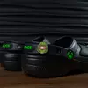 Crocs details with fixed buttons