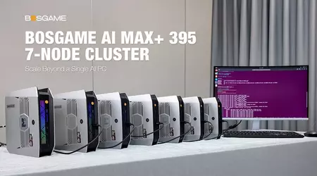 Sept mini-PC AMD en grappe pour faire tourner DeepSeek sans le cloud