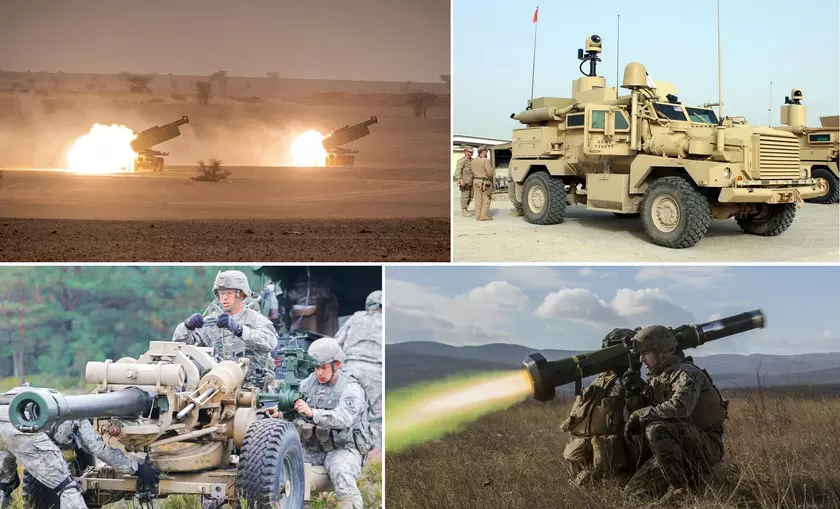 105-мм гаубицы, боеприпасы для HIMARS, ракеты Javelin, ПТРК TOW, дроны и автомобили MRAP – стали известны детали пакета военной помощи для Украины на $775 000 000