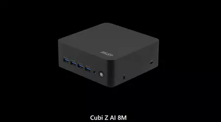 MSI представила ультракомпактний міні-PC Cubi Z AI 8M — об'ємом усього 0,9 літра з Ryzen 8000 і потужним нейронним модулем