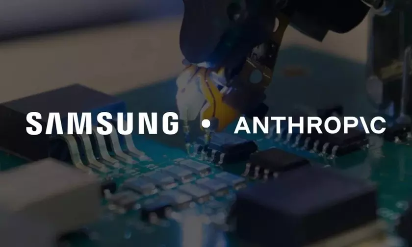 Кроссовер технологий: Коллаборация логотипов Anthropic и Samsung