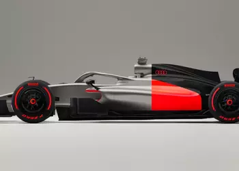 Audi presented its Formula 1 racing car concept in Munich