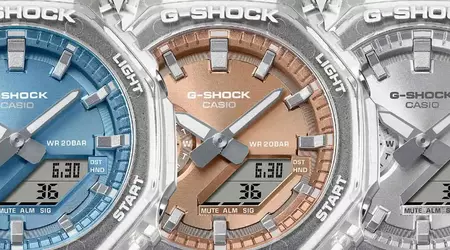 Casio почала продажі в Європі нових напівпрозорих різнокольорових годинників GA-2100BM
