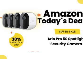 Arlo Pro 5S Spotlight Security Camera 2K HDR: 38% Price Drop - Now Only $269.09!