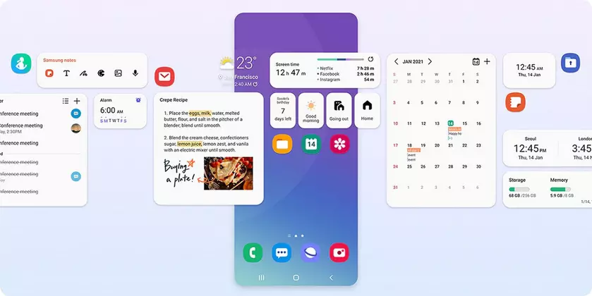Флагманы Samsung 2017 года неожиданно получили обновление прошивки One UI
