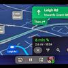 Пример нового интерфейса Google Maps