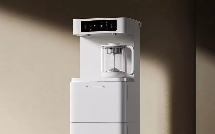Умная чайная станция Xiaomi Mijia Smart Tea Bar Pro белого цвета