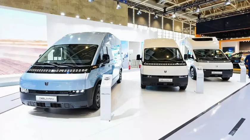 Электрический фургон Delivan на выставке