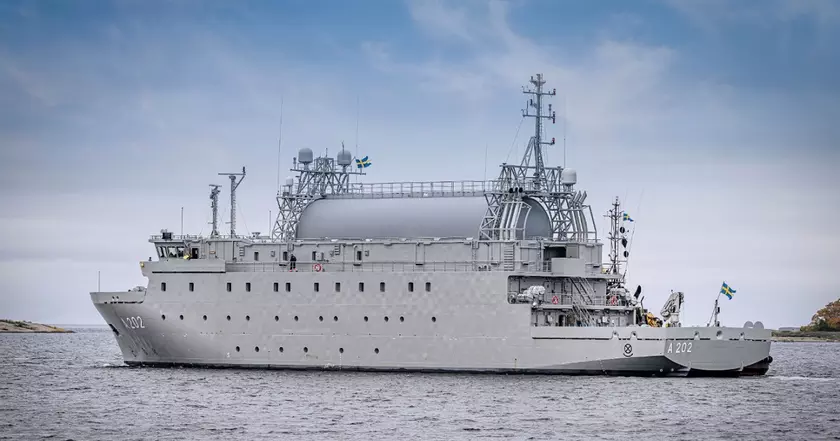 Швеция начала испытания корабля-шпиона HMS Artemis, который придёт на смену 40-летнему HMS Orion