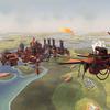 Flying city in Airborne Empire