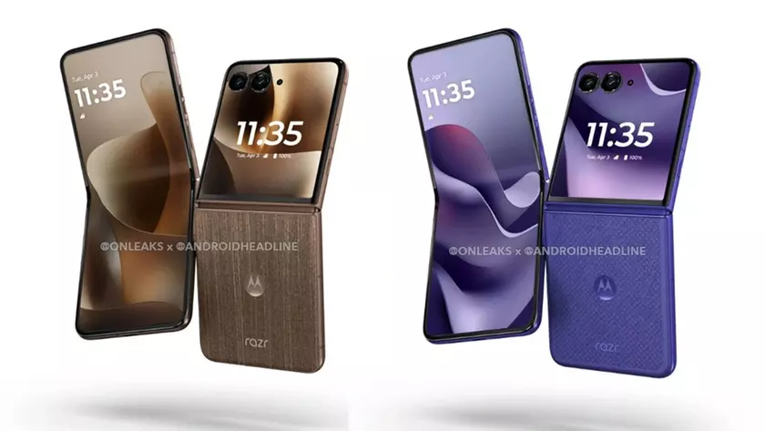 Эксклюзив: первые рендеры Motorola Razr 70 Ultra