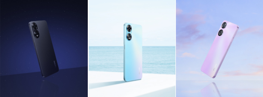 OPPO A58x – Dimensity 700, 90-Гц дисплей LCD, стереозвук и Android 12 по цене от $170