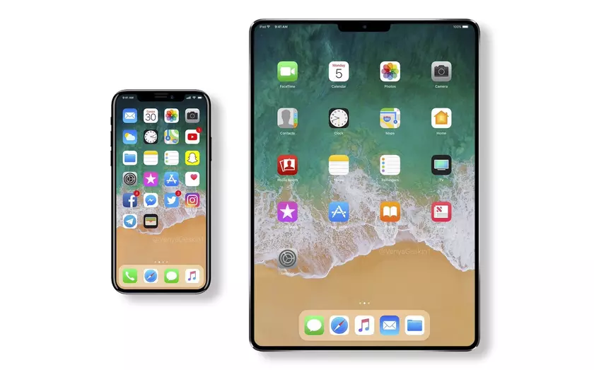 Apple готовит к выходу iPad Pro с дизайном iPhone X