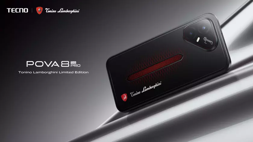 Tecno Pova 8 Pro 5G Tonino Lamborghini Edition в черно-красных цветах