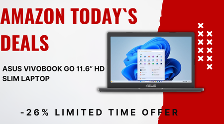 ASUS Vivobook Go 11.6" HD Slim Laptop – Now $60 Off with Windows 11!