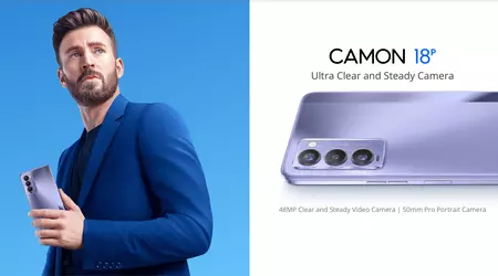Tecno Camon 18 та Camon 18P: бюджетні смартфони з екранами до 120 Гц, чіпами MediaTek Helio G88/G96 та потрійними камерами на 48 МП