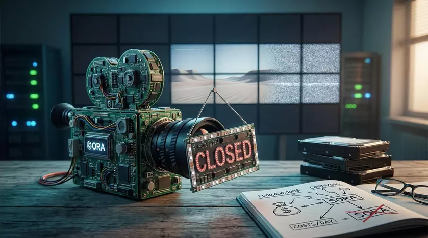 Интерфейс генерации видео нейросетью Sora