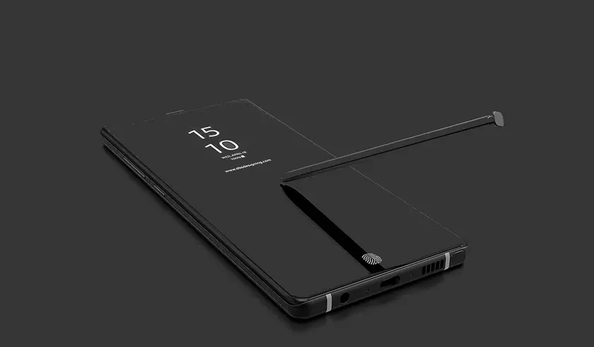 Дизайнеры показали концепт Samsung Galaxy Note 9
