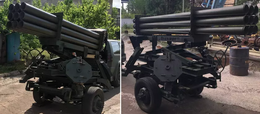 В Украине создали компактную прицепную реактивную систему залпового огня «Ведьмак»