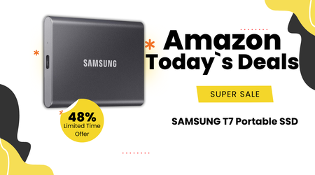 SAMSUNG T7 2TB Portable SSD Bundle – Now $130 Off!