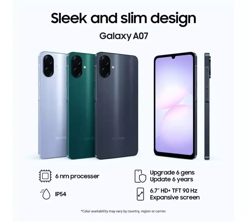 Samsung Galaxy A07: ¿Un nuevo contendiente en la gama media?