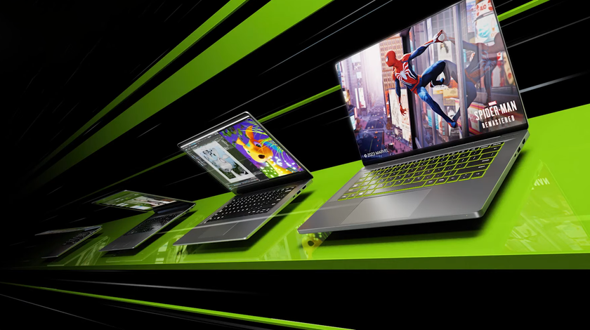Компания NVIDIA представила сразу пять мобильных видеокарт нового поколения GeForce RTX 40 на архитектуре Ada Lovelace