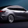 Оновлений Tesla Model Y - вид ззаду
