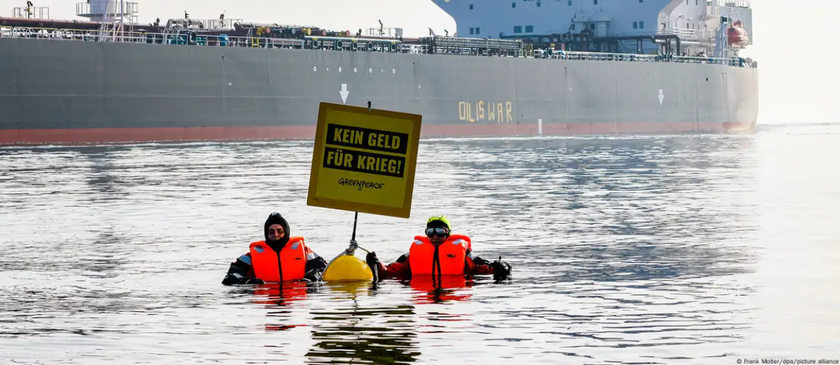 Greenpeace: экологический баталион против нефтяных перевозок в Балтийском море