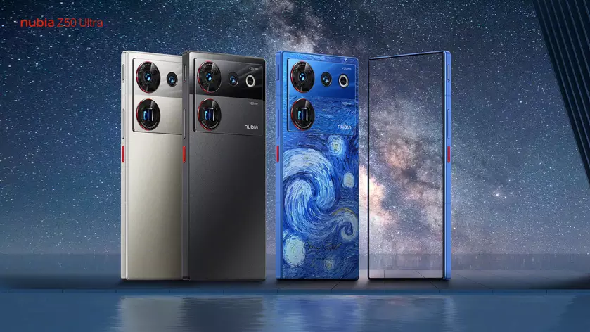 Nubia Z50 Ultra: плоский дисплей без отверстий и вырезов на 120 Гц, чип Snapdragon 8 Gen 2 и зарядка на 80 Вт по цене от $577