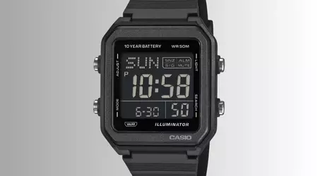 Casio представила цифровий годинник W-221H-1BV з автономністю до 10 років