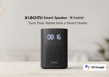 Xiaomi Smart Speaker: умная колонка с LED-экраном, ИК-датчиком для управления техникой, поддержкой Google Assistant и Chromecast за $63