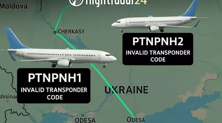 В небі над Україною літають цивільні літаки з образливими для Путіна кодами PTNPNH
