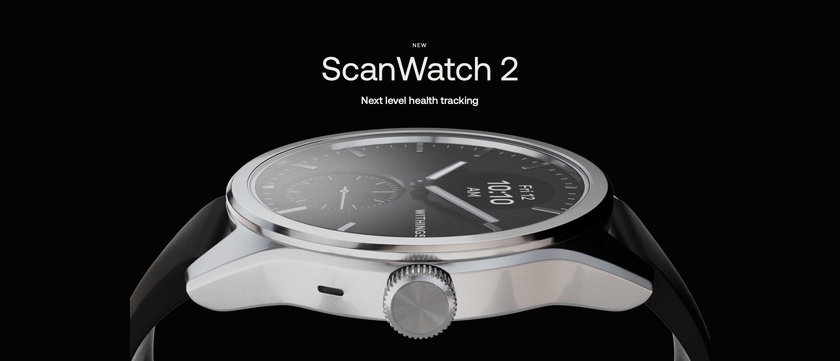 Withings ScanWatch 2: гибридные смарт-часы с OLED-экраном, датчиком SpO2 и автономностью до 30 дней