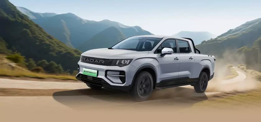 Электрический пикап Radar на производстве Geely