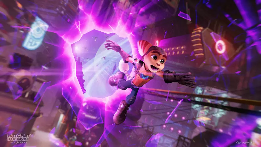 Погрузитесь в новые миры: Скриншот Ratchet &amp; Clank: Rift Apart впечатляет