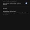 Google Play Protect во время звонков, превью