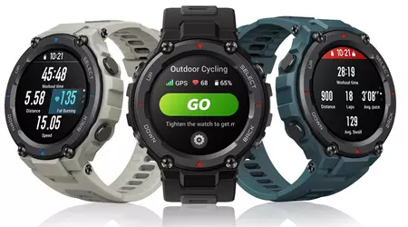 Amazfit T-Rex Pro із захищеним корпусом, датчиком SpO2 та автономністю до 18 днів продають на Amazon зі знижкою $20