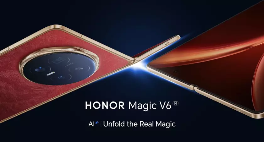 Honor Magic V6 в развернутом виде